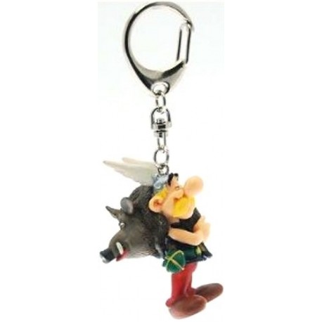 Asterix mit Wildschwein - Schlüsselanhänger