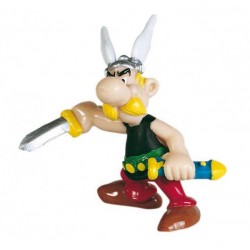 Figur Asterix kampfbereit