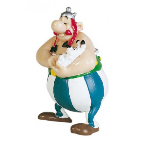 Figur Obelix mit Idefix