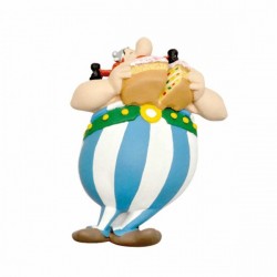 Obelix mit Torte - Magnet