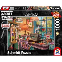 Puzzle: Im Nähzimmer - Secret Puzzle (1000 Teile)