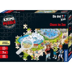 Krimipuzzle: ??? Kids ? Chaos im Zoo (150 Teile)