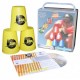 Speed Stacking: FlashCups (12 Stk., gelb) mit Lunchbox+DVD