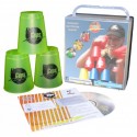 Speed Stacking: FlashCups (12 Stk., lemon) mit Lunchbox+DVD