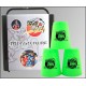 Speed Stacking: FlashCups (12Stk. Neongrün) mit Lunchbox+DVD