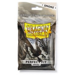 Dragon Shield: Perfect Fit Inner Sleeves ? Smoke/Clear(100)