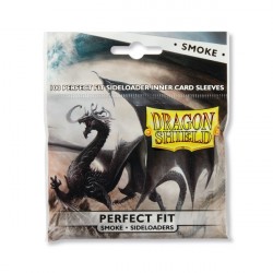 Dragon Shield: Perfect Fit Inner Sleeves - Sideloader ? Clear/Smoke(100)