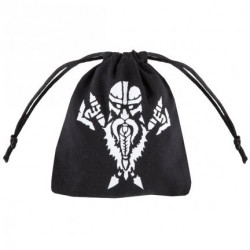 Dwarven Black & white Dice Bag