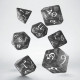 Classic RPG Dice Smoky/White (7)