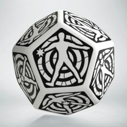 Hit Location Die White/Black D12 (1)