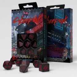 Cyberpunk RPG Red Dice Set (7)