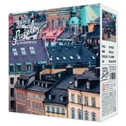 High Quality Puzzle Dächer über Stockholm (1000 Teile)