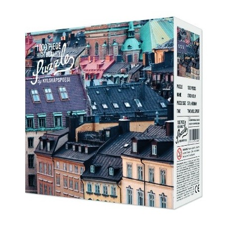 High Quality Puzzle Dächer über Stockholm (1000 Teile)