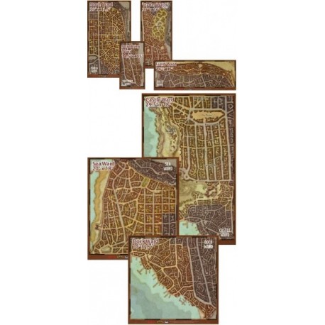 D&D: Waterdeep Dragon Heist Map Set