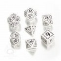 Runic Dice White/Black (7)