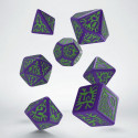 Pathfinder Goblin Purple & Green Dice Set (7)