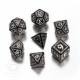 Runic Dice Black/White (7)