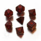 Runic Dice Black/Red (7)