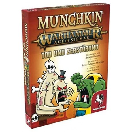 Munchkin Warhammer Age of Sigmar Tod und Zerstörung Erweiterung