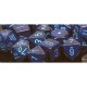 CHX25307 Cobalt Speckled Polyhedral 7-Die Sets