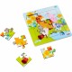 Holzrahmen Puzzle Tierfreunde