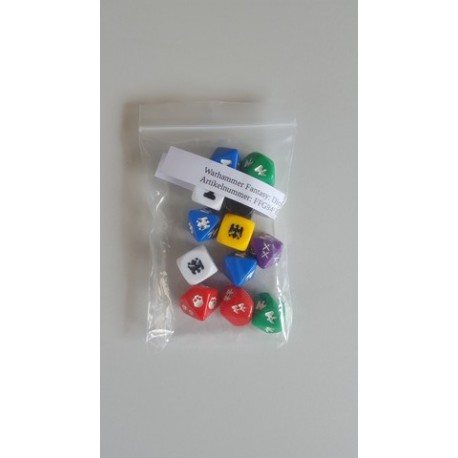 Warhammer Fantasy Dice Accessory Pack WHF03 im Beutel