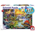 Puzzle Dinosaurier inkl. Dino Figur 60T