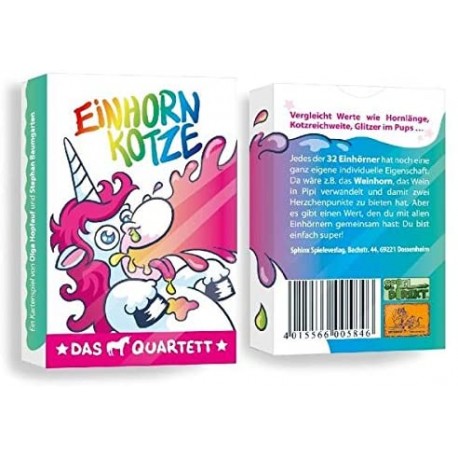 Einhorn Kotze Das Quartett