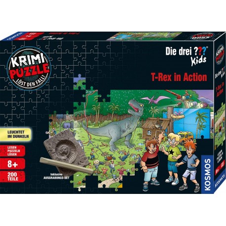 Krimipuzzle Drei ??? Kids T-Rex 200T