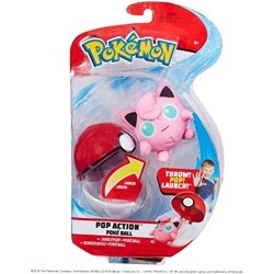 Pokeball Action Set mit Plüschfigur Pummeluff