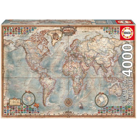 Puzzle Historische Weltkarte 4000T 9214827