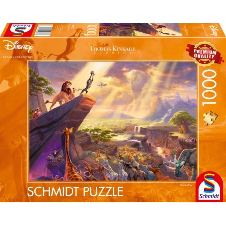 Puzzle Thomas Kinkade Disney König der Löwen