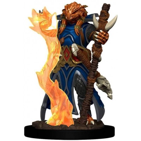 Dungeons & Dragons Fantasy Miniatures Icons of the Realms Premium Figures W4 Dragonborn Sorcerer Female Prepainted