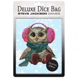 Deluxe Dice Bag: Festive Owls