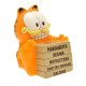 Garfield mit Pizza - Mini-Sparschwein