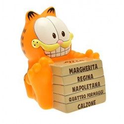 Garfield mit Pizza - Mini-Sparschwein