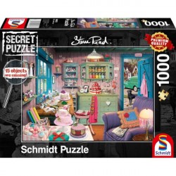 Puzzle: Großmutters Stube - Secret Puzzle (1000 Teile)