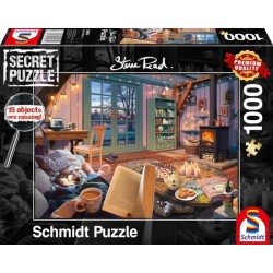 Puzzle: Im Ferienhaus - Secret Puzzle (1000 Teile)