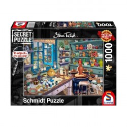 Puzzle: Künstler-Atelier - Secret Puzzle (1000 Teile)