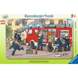 Puzzle: Mein Feuerwehrauto (15 Teile)