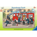 Puzzle: Mein Feuerwehrauto (15 Teile)