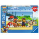 Puzzle: Paw Patrol - Heldenhafte Hunde (2x24 Teile)