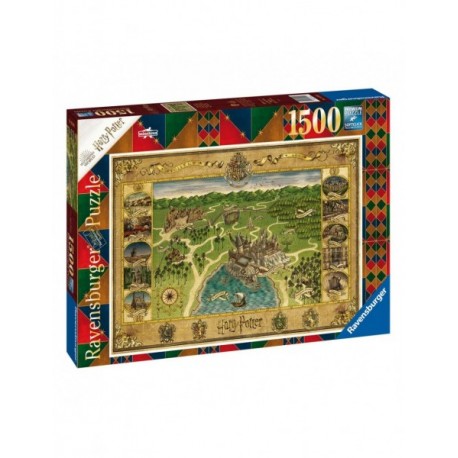Puzzle: Hogwarts Karte (1500 Teile)