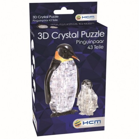 Crystal Puzzle: Pinguinpaar (43 Teile)