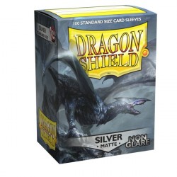 Dragon Shield: Matte ? Silver, Non Glare (100)