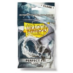 Dragon Shield: Perfect Fit Inner Sleeves ? Clear/Clear (100)