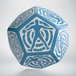 Hit Location Die Blue/White D12 (1)