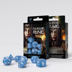 Classic Runic Glacier/White Dice Set (7)