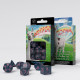 Sparkling Llama Dice Dark blue/Pink (7)