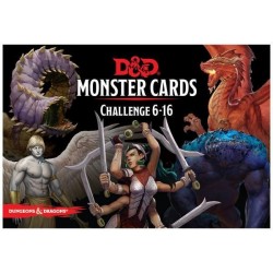 Dungeons & Dragons: Monster Cards, Challenge 6-16 (74 Cards)